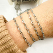 Oxidized Sterling Silver Marina Chain